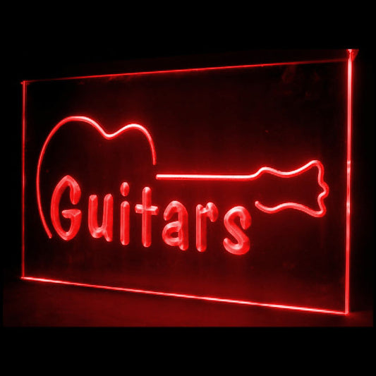 140023 Guitars Music Live Shop Store Home Decor Open Display illuminated Night Light Neon Sign 16 Color By Remote