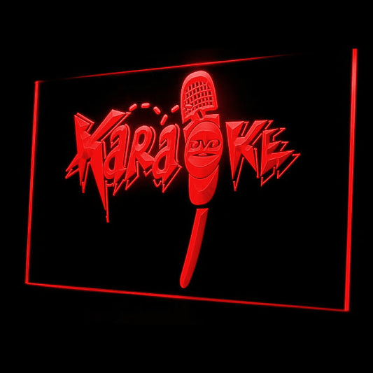 140026 Karaoke Lounge Bar Pub Home Decor Open Display illuminated Night Light Neon Sign 16 Color By Remote