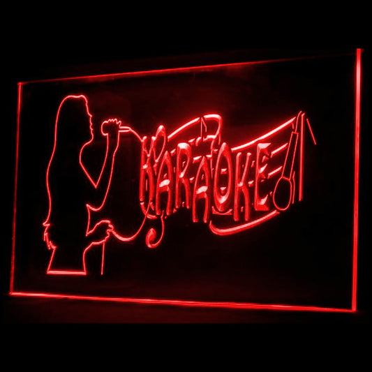 140039 Karaoke Lounge Bar Pub Home Decor Open Display illuminated Night Light Neon Sign 16 Color By Remote