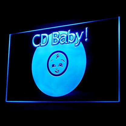 140042 CD Baby Music Lession Home Decor Open Display illuminated Night Light Neon Sign 16 Color By Remote