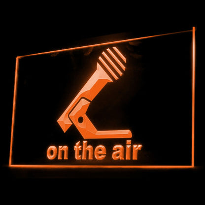 140044 On The Air Radio Recording Studio Home Decor Open Display illuminated Night Light Neon Sign 16 Color By Remote