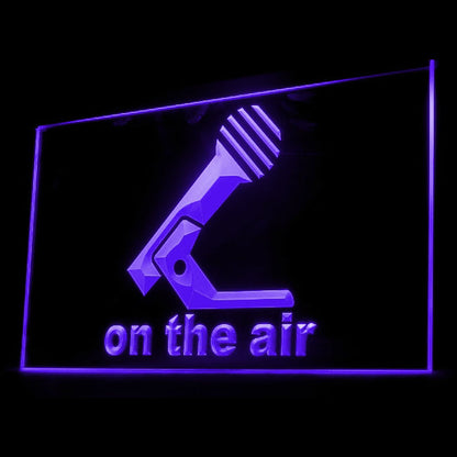 140044 On The Air Radio Recording Studio Home Decor Open Display illuminated Night Light Neon Sign 16 Color By Remote