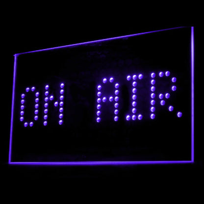 140045 On The Air Radio Recording Studio Home Decor Open Display illuminated Night Light Neon Sign 16 Color By Remote