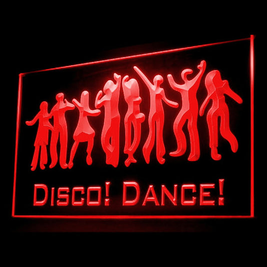 140052 Disco Dance DJ Club Home Decor Open Display illuminated Night Light Neon Sign 16 Color By Remote