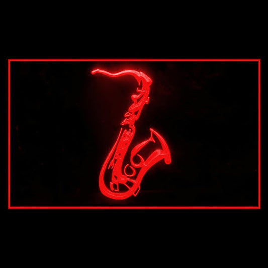 140058 Saxophones Lesson Music Shop Store Open Home Decor Open Display illuminated Night Light Neon Sign 16 Color By Remote