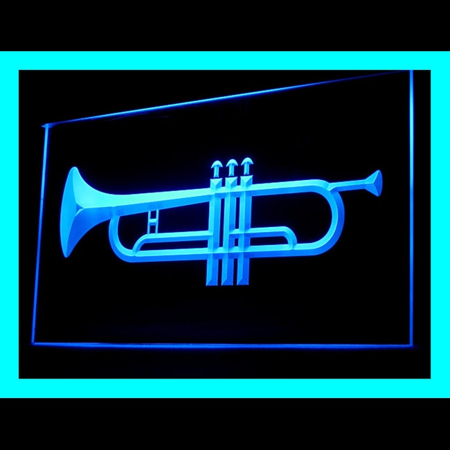 140059 Horn Lesson Music Shop Store Open Home Decor Open Display illuminated Night Light Neon Sign 16 Color By Remote