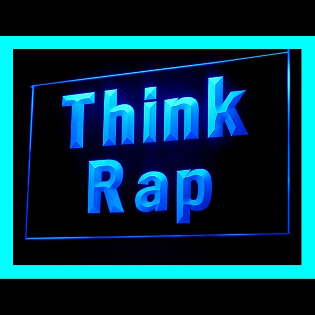 140069 Think Rap Turntable Mixer Shop Store Open Home Decor Open Display illuminated Night Light Neon Sign 16 Color By Remote