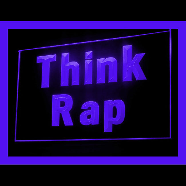 140069 Think Rap Turntable Mixer Shop Store Open Home Decor Open Display illuminated Night Light Neon Sign 16 Color By Remote
