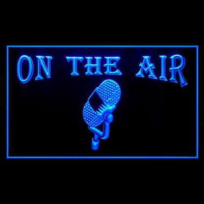 140081 On The Air Radio Recording Studio Home Decor Open Display illuminated Night Light Neon Sign 16 Color By Remote