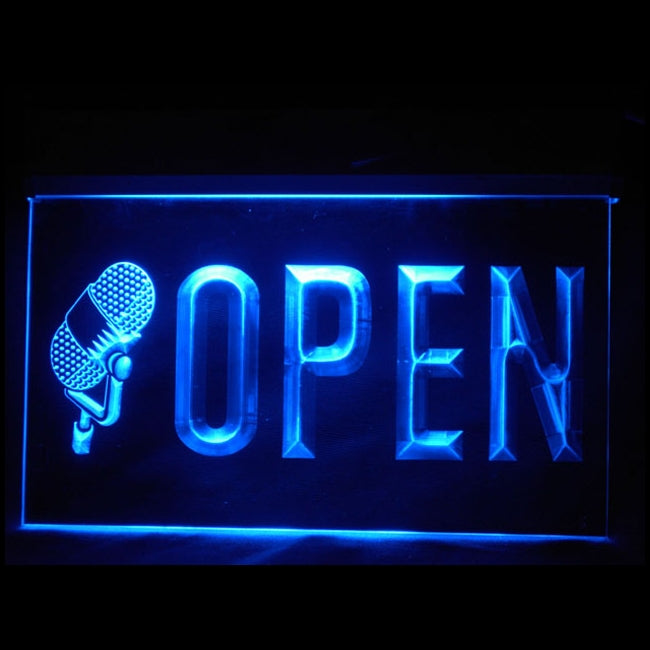 140082 Studio On The Air Recording Shop Open Home Decor Open Display illuminated Night Light Neon Sign 16 Color By Remote