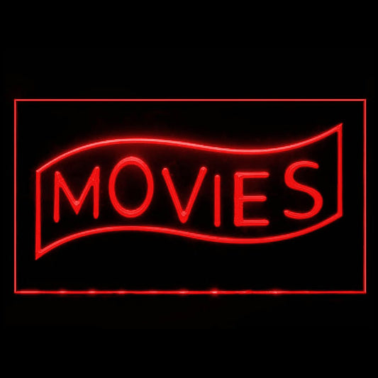 140089 Movies Home Theater Cinema DVD Shop Home Decor Open Display illuminated Night Light Neon Sign 16 Color By Remote