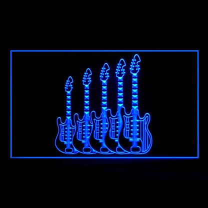140091 Acoustic Guitar Weapon Shop Store Open Home Decor Open Display illuminated Night Light Neon Sign 16 Color By Remote