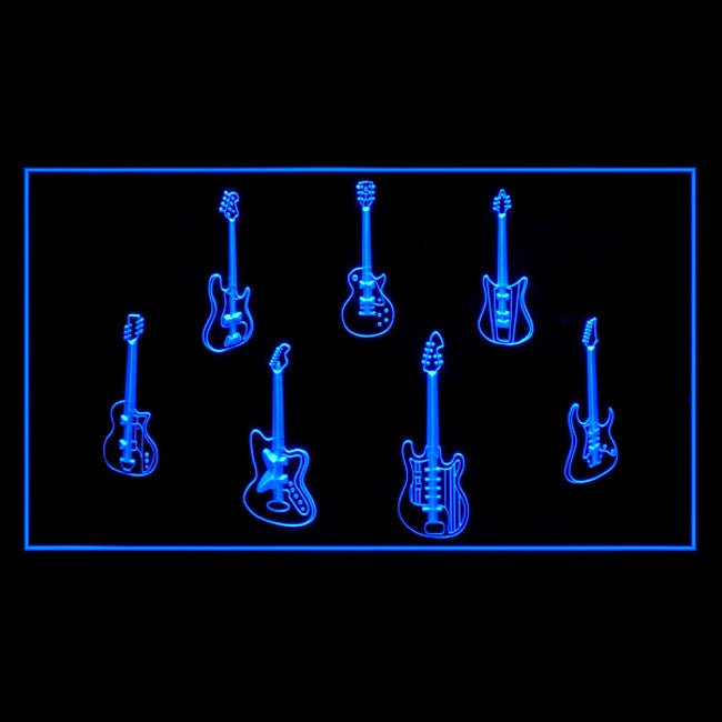140092 Acoustic Guitar Weapon Shop Store Open Home Decor Open Display illuminated Night Light Neon Sign 16 Color By Remote