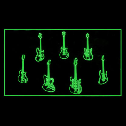 140092 Acoustic Guitar Weapon Shop Store Open Home Decor Open Display illuminated Night Light Neon Sign 16 Color By Remote