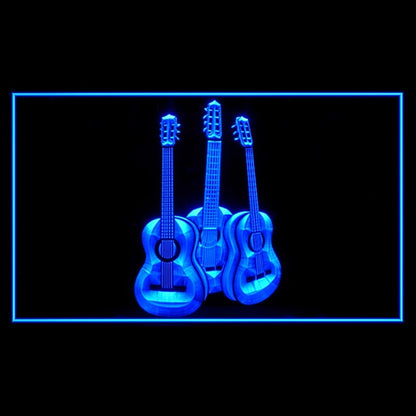 140095 Acoustic Guitar Weapon Shop Store Open Home Decor Open Display illuminated Night Light Neon Sign 16 Color By Remote