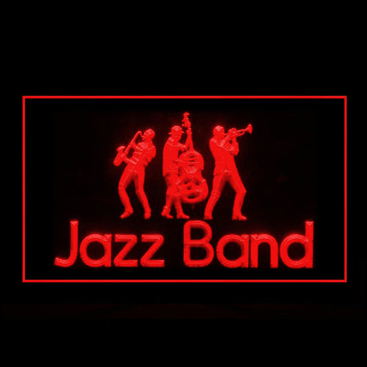 140125 Jazz Band Bar Pub Live Show Home Decor Open Display illuminated Night Light Neon Sign 16 Color By Remote