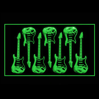 140134 Acoustic Guitar Weapon Shop Store Open Home Decor Open Display illuminated Night Light Neon Sign 16 Color By Remote