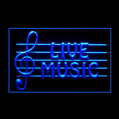 140143 Live Music Studio Room Home Decor Open Display illuminated Night Light Neon Sign 16 Color By Remote