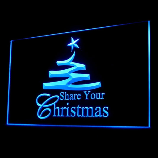 150016 Christmas Tree Shop Store Open Home Decor Open Display illuminated Night Light Neon Sign 16 Color By Remote