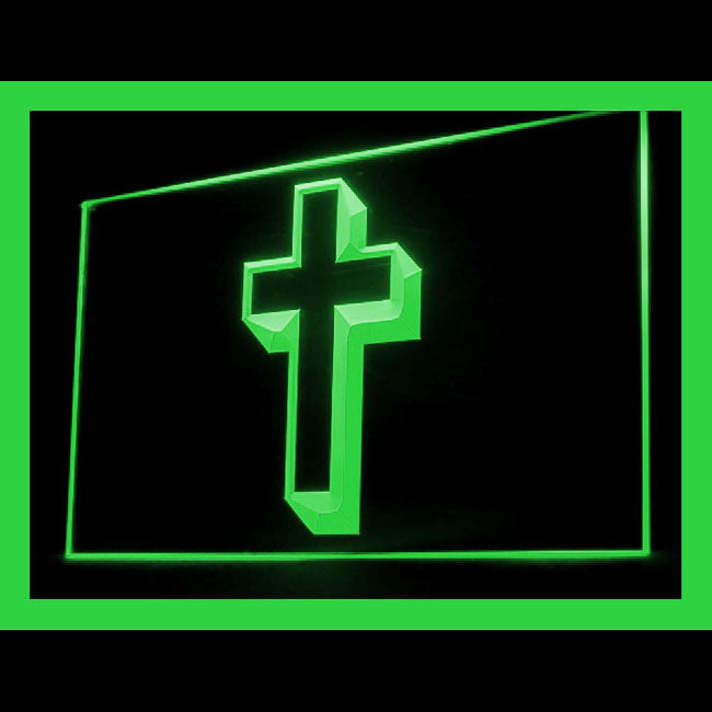 150023 Jesus Saves Religion Crosses Shop Store Home Decor Open Display illuminated Night Light Neon Sign 16 Color By Remote