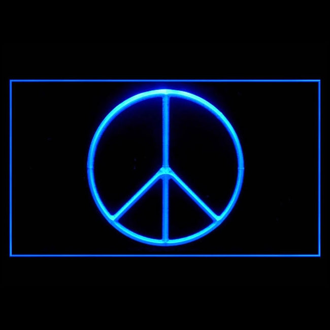 150028 Peace Peaceful Anti War Non Violence Home Decor Open Display illuminated Night Light Neon Sign 16 Color By Remote