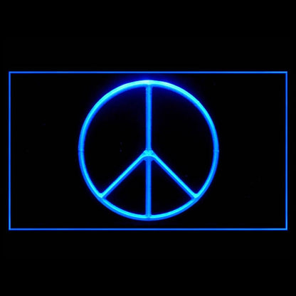 150028 Peace Peaceful Anti War Non Violence Home Decor Open Display illuminated Night Light Neon Sign 16 Color By Remote