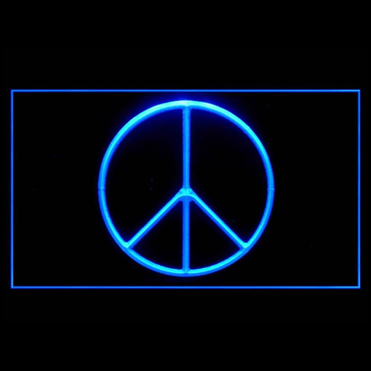 150028 Peace Peaceful Anti War Non Violence Home Decor Open Display illuminated Night Light Neon Sign 16 Color By Remote