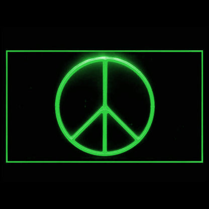 150028 Peace Peaceful Anti War Non Violence Home Decor Open Display illuminated Night Light Neon Sign 16 Color By Remote