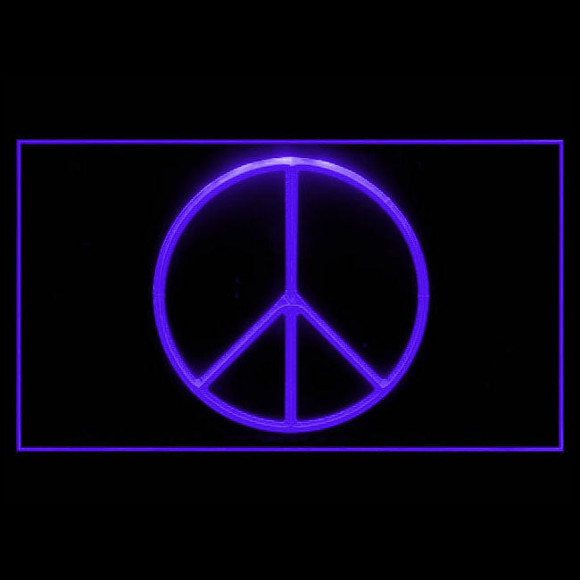 150028 Peace Peaceful Anti War Non Violence Home Decor Open Display illuminated Night Light Neon Sign 16 Color By Remote