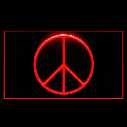 150028 Peace Peaceful Anti War Non Violence Home Decor Open Display illuminated Night Light Neon Sign 16 Color By Remote