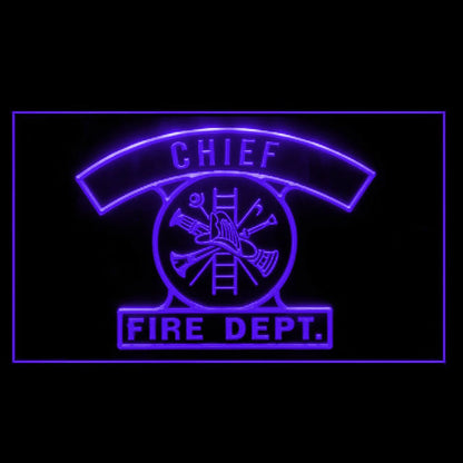 150061 Fire Department Helmet Ladder Home Decor Open Display illuminated Night Light Neon Sign 16 Color By Remote