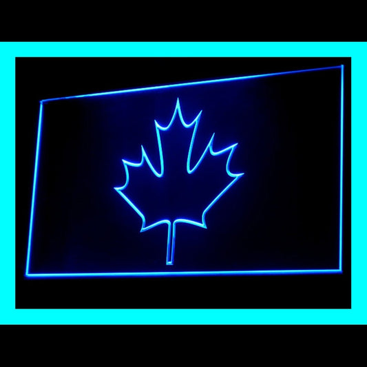 150063 Canada Leaf Candian Gift Shop Home Decor Open Display illuminated Night Light Neon Sign 16 Color By Remote