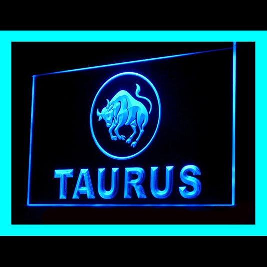 150075 Taurus Zodiac Astrology Hilltop Home Decor Open Display illuminated Night Light Neon Sign 16 Color By Remote