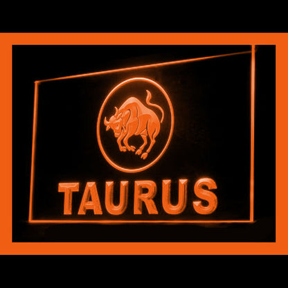 150075 Taurus Zodiac Astrology Hilltop Home Decor Open Display illuminated Night Light Neon Sign 16 Color By Remote