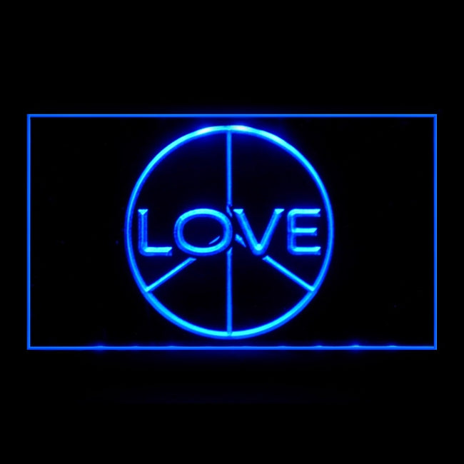 150097 Love Peace Friendly Freedom Home Decor Open Display illuminated Night Light Neon Sign 16 Color By Remote