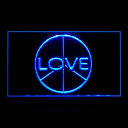 150097 Love Peace Friendly Freedom Home Decor Open Display illuminated Night Light Neon Sign 16 Color By Remote