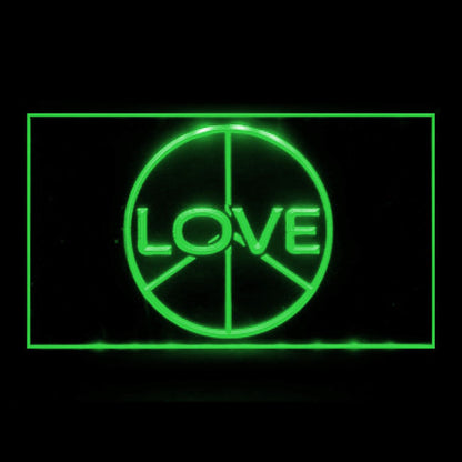 150097 Love Peace Friendly Freedom Home Decor Open Display illuminated Night Light Neon Sign 16 Color By Remote