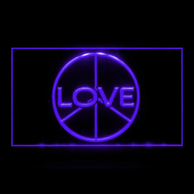 150097 Love Peace Friendly Freedom Home Decor Open Display illuminated Night Light Neon Sign 16 Color By Remote