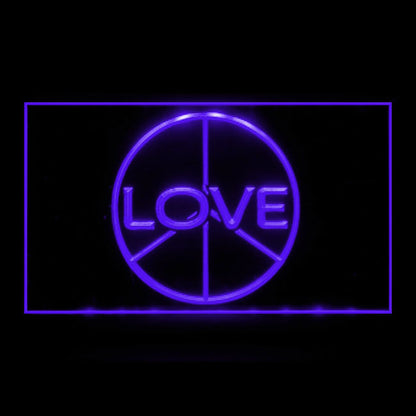 150097 Love Peace Friendly Freedom Home Decor Open Display illuminated Night Light Neon Sign 16 Color By Remote