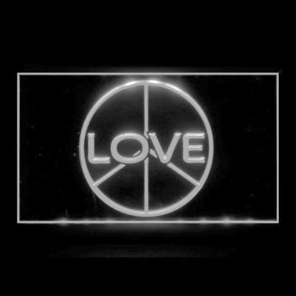 150097 Love Peace Friendly Freedom Home Decor Open Display illuminated Night Light Neon Sign 16 Color By Remote