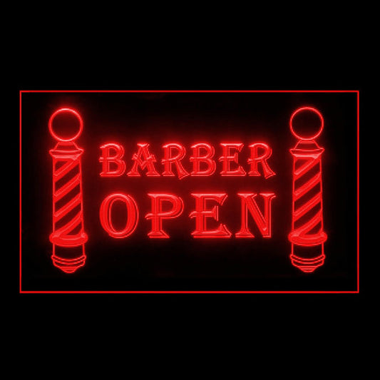 160008 Barber Shop Haircut Beauty Salon Home Decor Open Display illuminated Night Light Neon Sign 16 Color By Remote