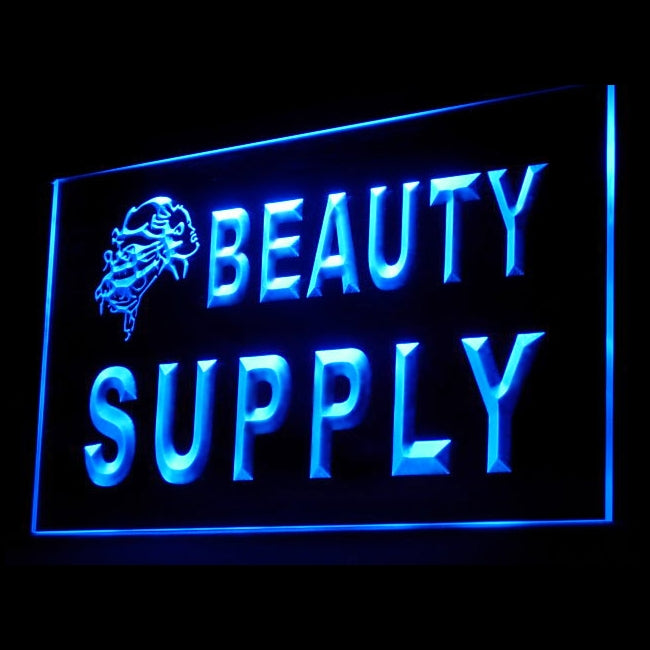 160017 Beauty Supply Salon Shop Home Decor Open Display illuminated Night Light Neon Sign 16 Color By Remote