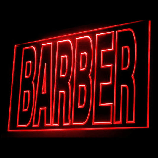 160023 Barber Shop Haircut Beauty Salon Home Decor Open Display illuminated Night Light Neon Sign 16 Color By Remote