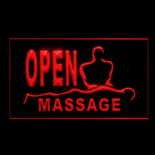 160024 Open Massage Beauty Shop Home Decor Open Display illuminated Night Light Neon Sign 16 Color By Remote