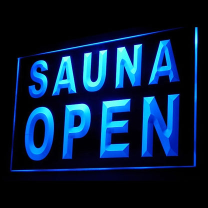 160029 Sauna Massage Beauty Shop Home Decor Open Display illuminated Night Light Neon Sign 16 Color By Remote
