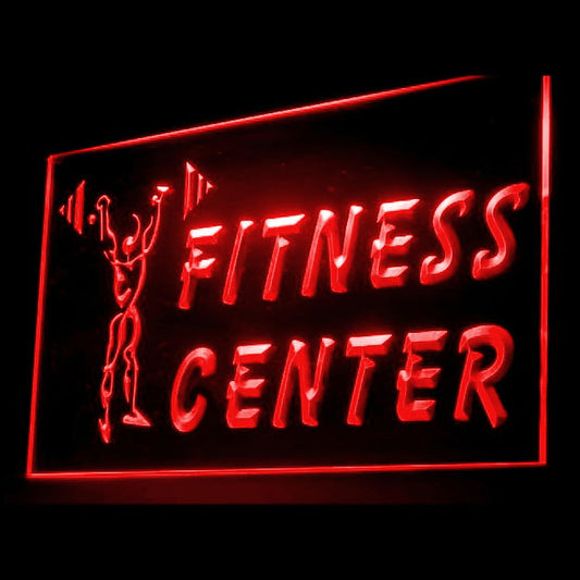 160038 GYM Fitness Center Home Decor Open Display illuminated Night Light Neon Sign 16 Color By Remote