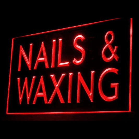 160041 Nails Waxing Beauty Salon Home Decor Open Display illuminated Night Light Neon Sign 16 Color By Remote