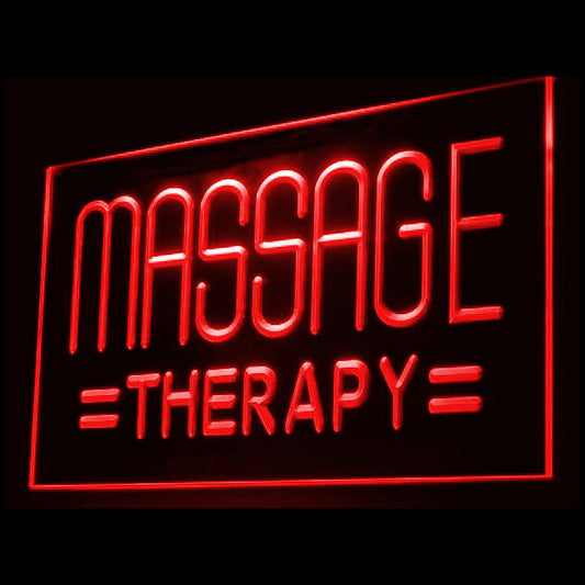 160043 Massage Therapy Beauty Salon Home Decor Open Display illuminated Night Light Neon Sign 16 Color By Remote