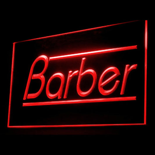 160046 Barber Shop Haircut Beauty Salon Home Decor Open Display illuminated Night Light Neon Sign 16 Color By Remote