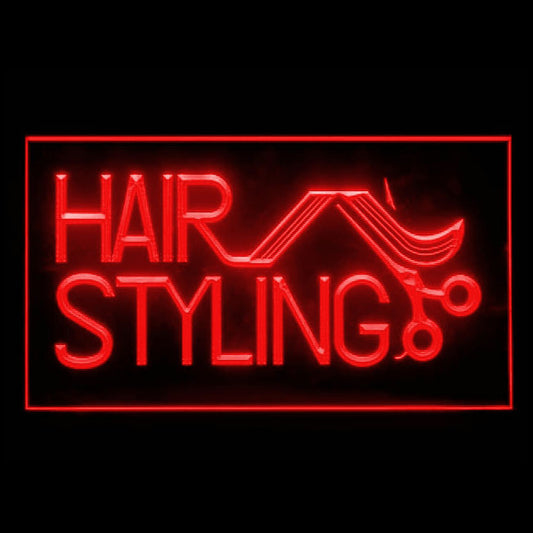160050 Hair Styling Shop Beauty Salon Home Decor Open Display illuminated Night Light Neon Sign 16 Color By Remote